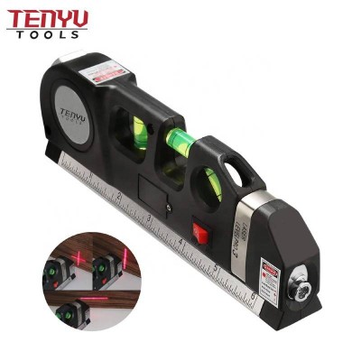 Laser Level Pro 3 Multipurpose Laser Level Line Tool With Metric Rulers 8ft/2.5m For Picture Hanging Cabinets Tile Walls